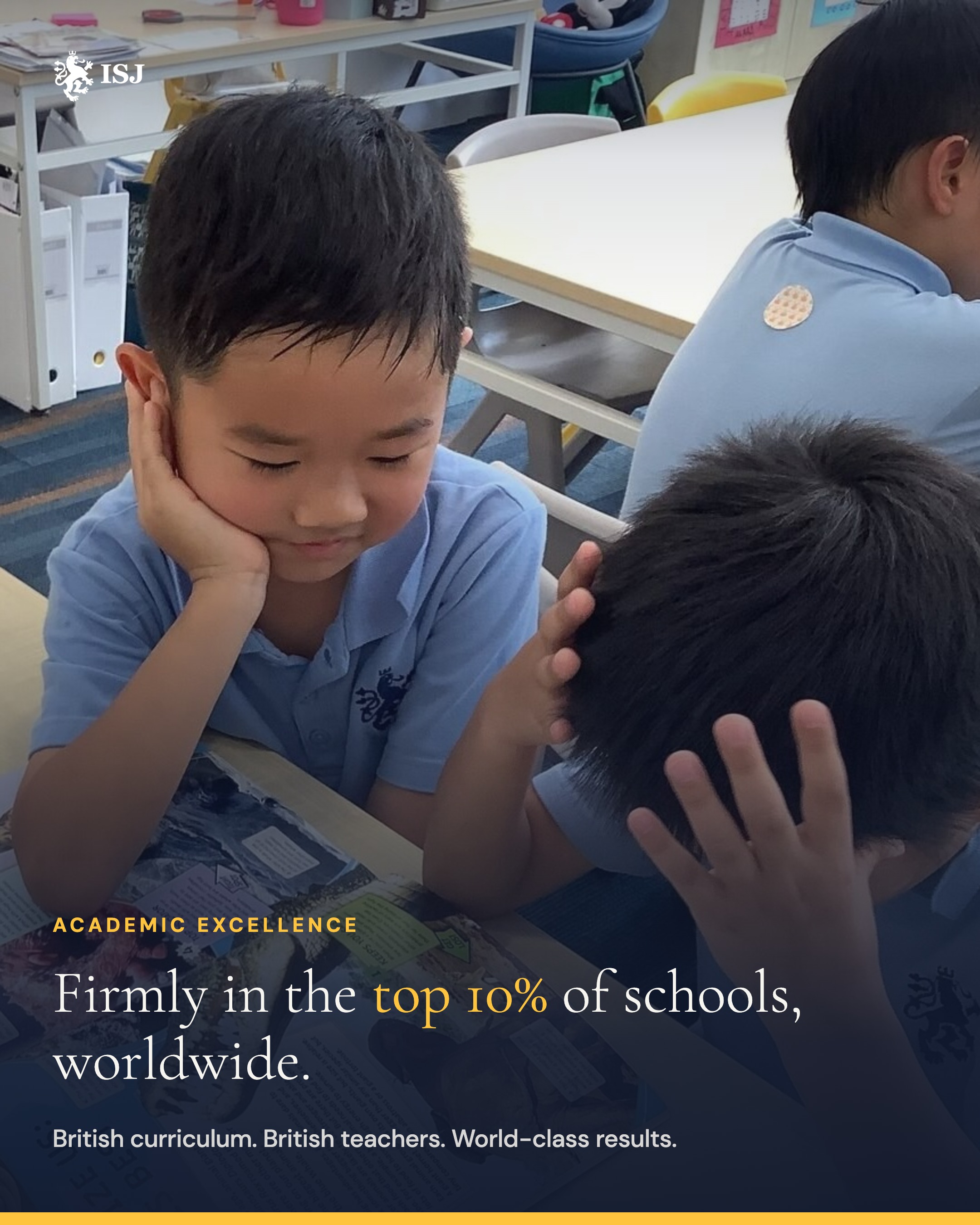 Firmly in the top 10% of schools, worldwide