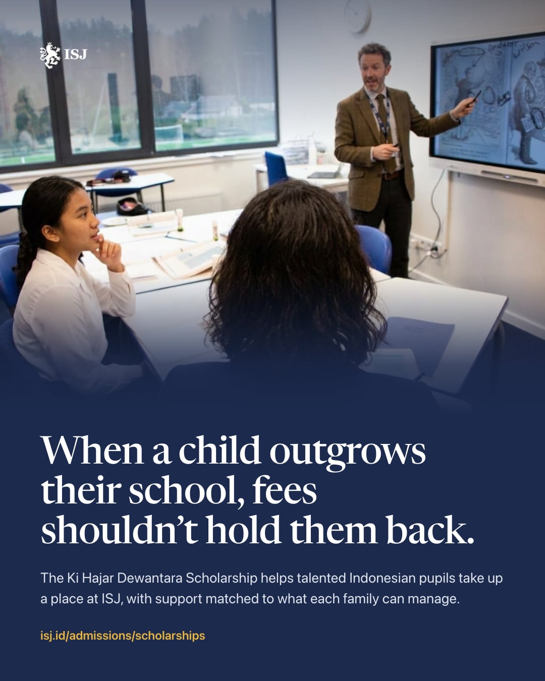 When a child outgrows their school, fees shouldn’t hold them back.
