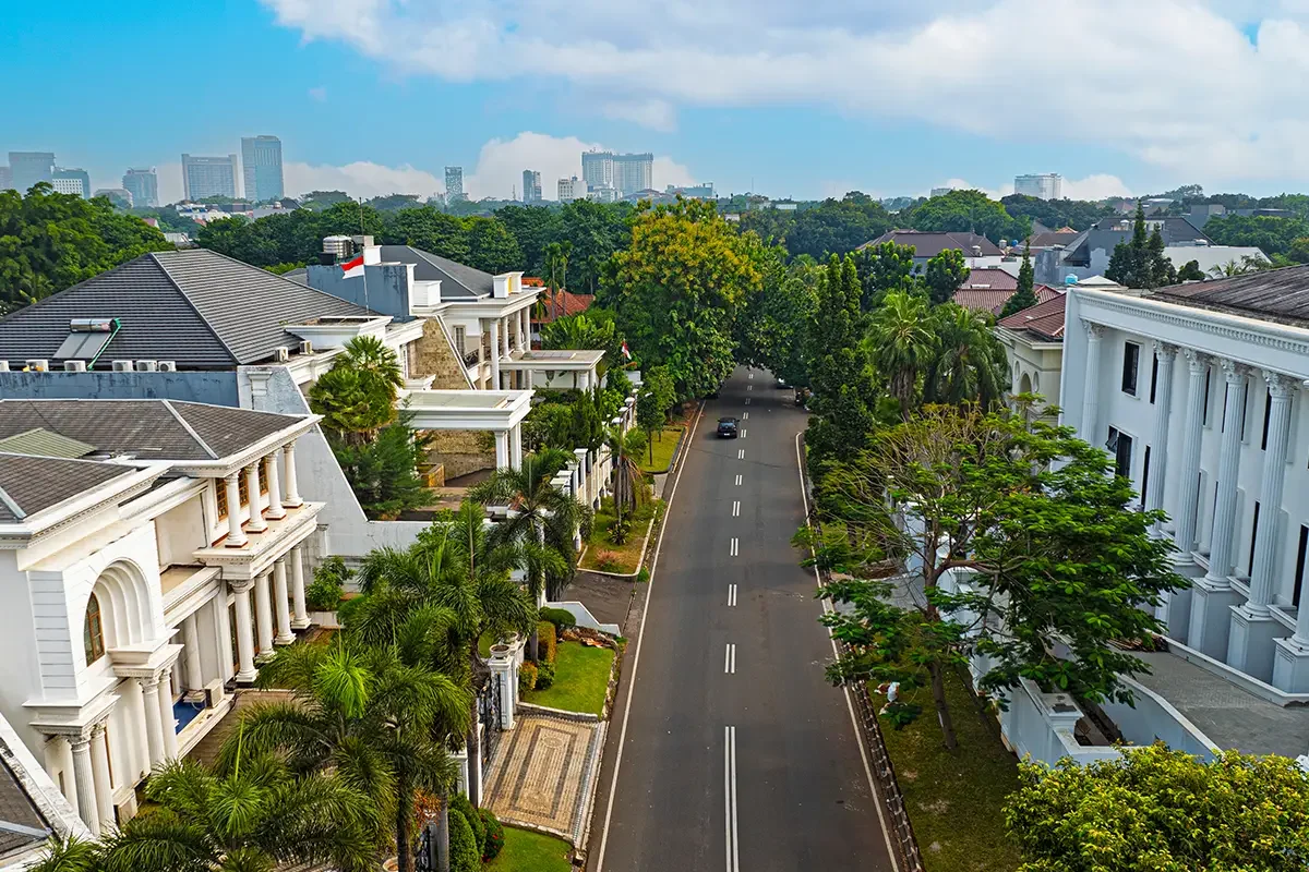 Pondok Indah neighbourhood in South Jakarta
